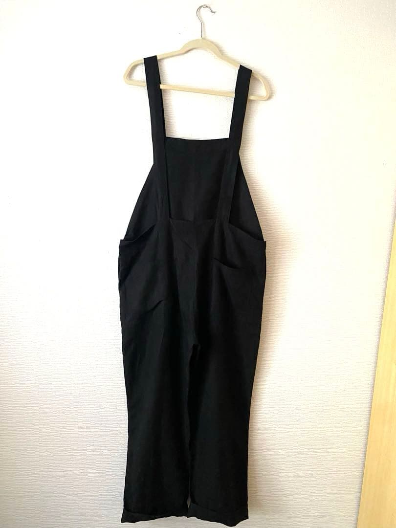 Veritecoeur サロペット　オーバーオール　黒