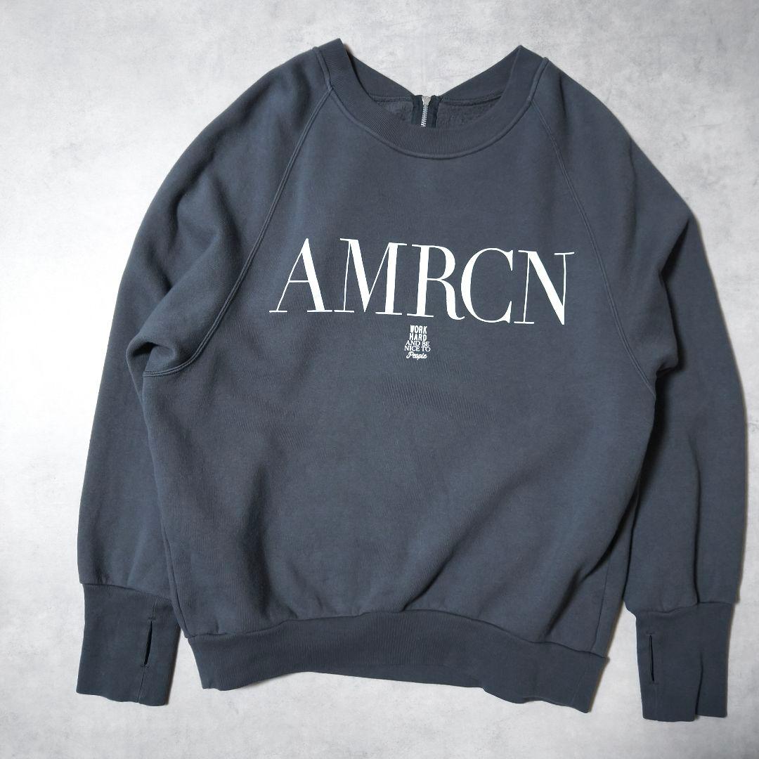 L'Appartement アメリカーナ CREW NECK SWEAT グレー