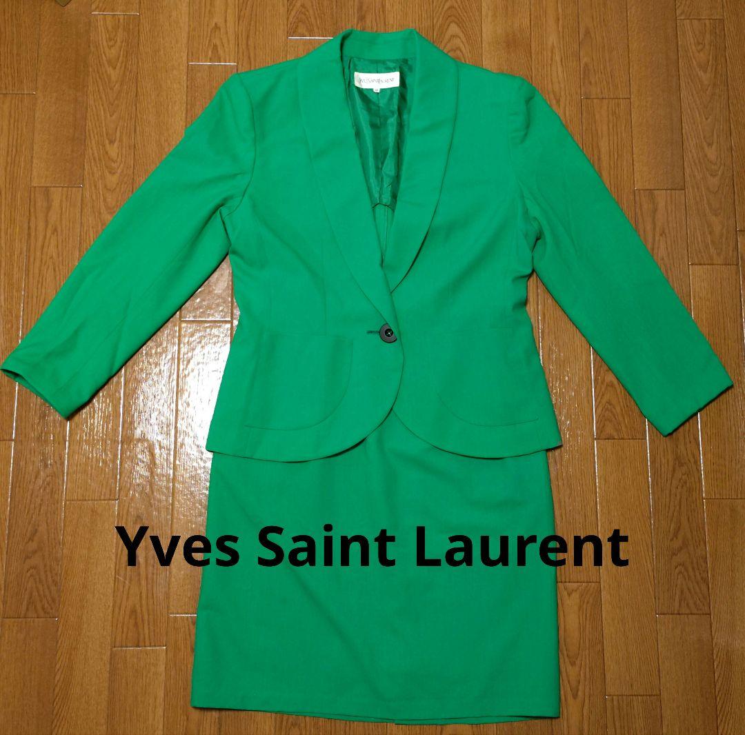 イブサンローラン　グリーン　セットアップ
