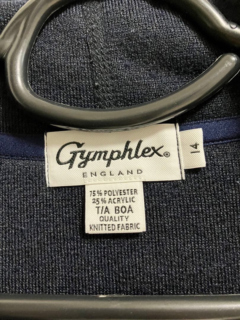 ジムフレックス　ボア　ベスト　パーカー　　くるみボタン　レディースM　14