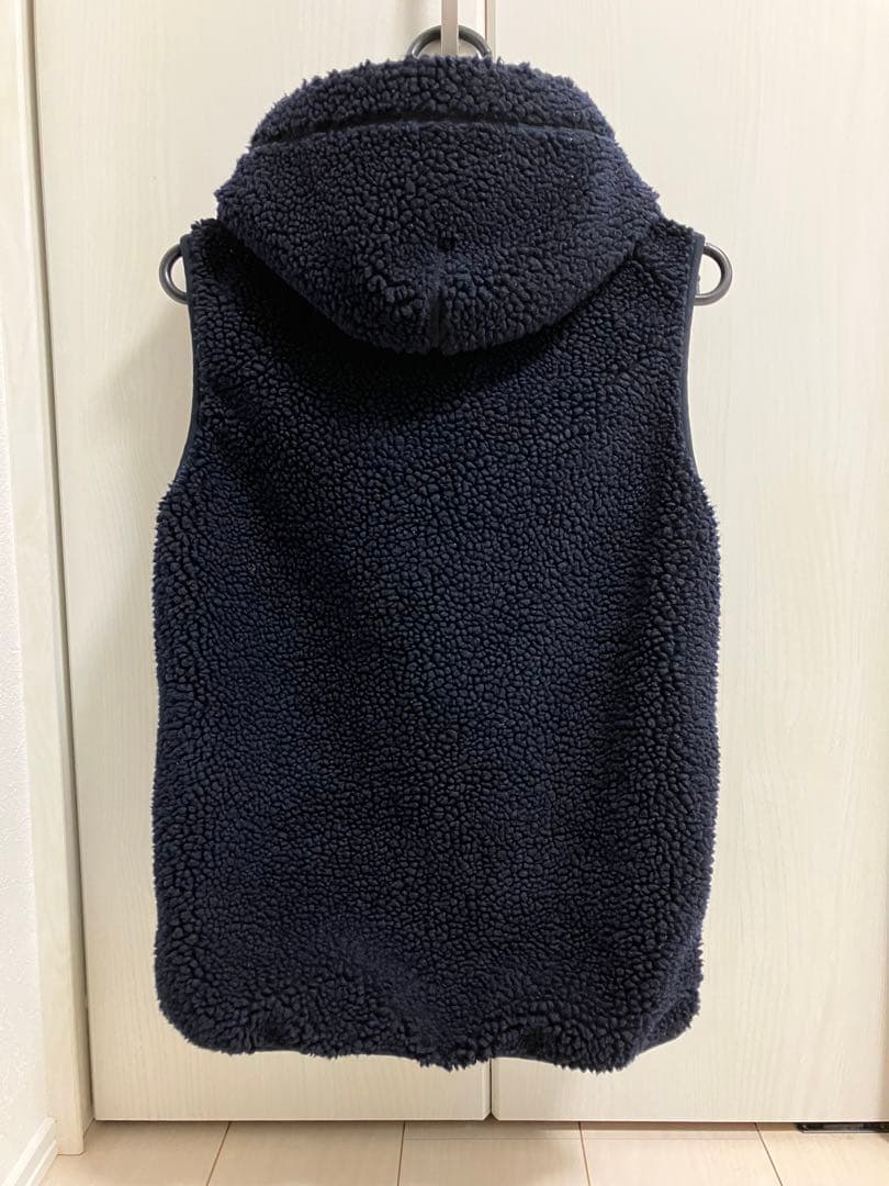 ジムフレックス　ボア　ベスト　パーカー　　くるみボタン　レディースM　14