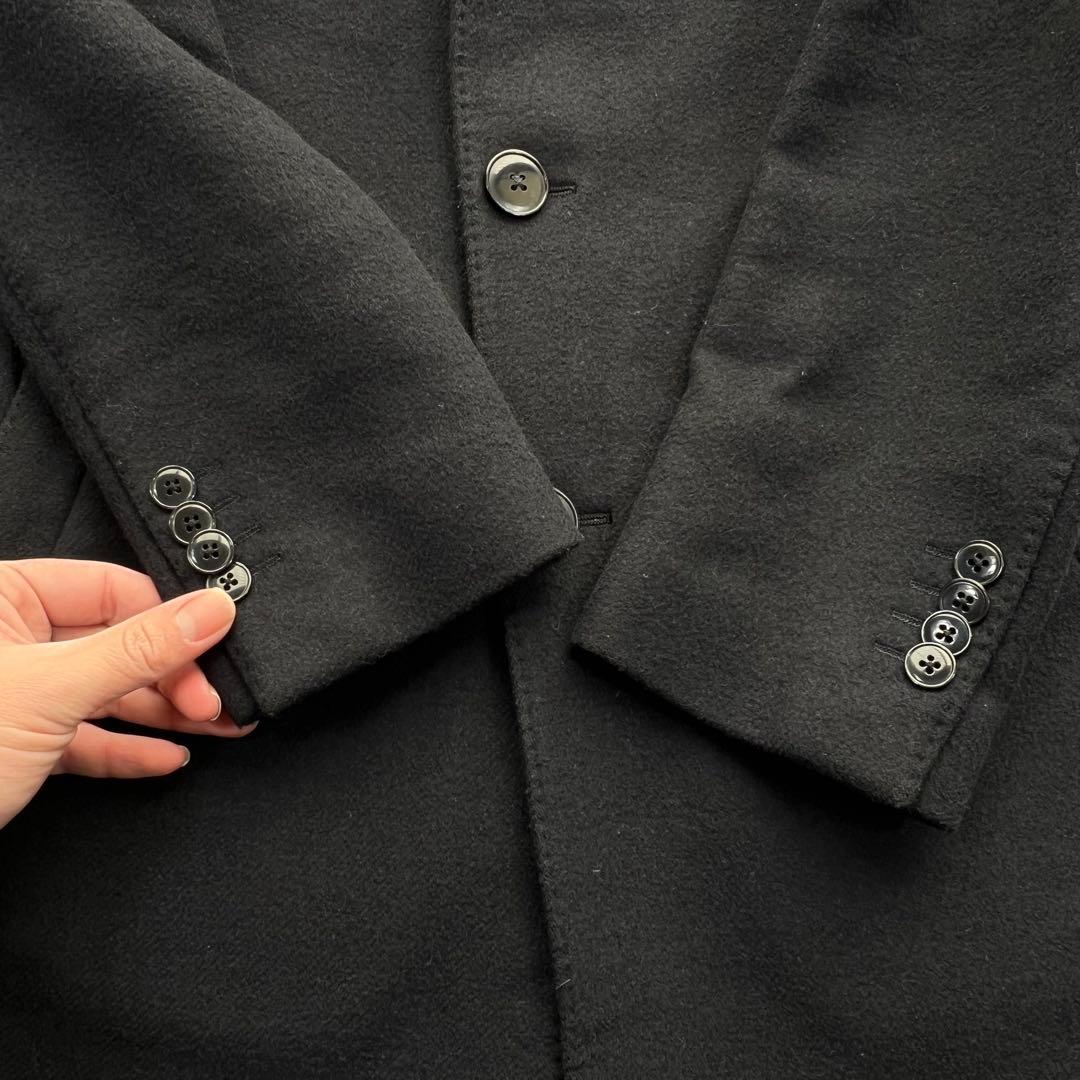 LARDINI ラルディーニ チェスターコート ウール　ブートニエール 48