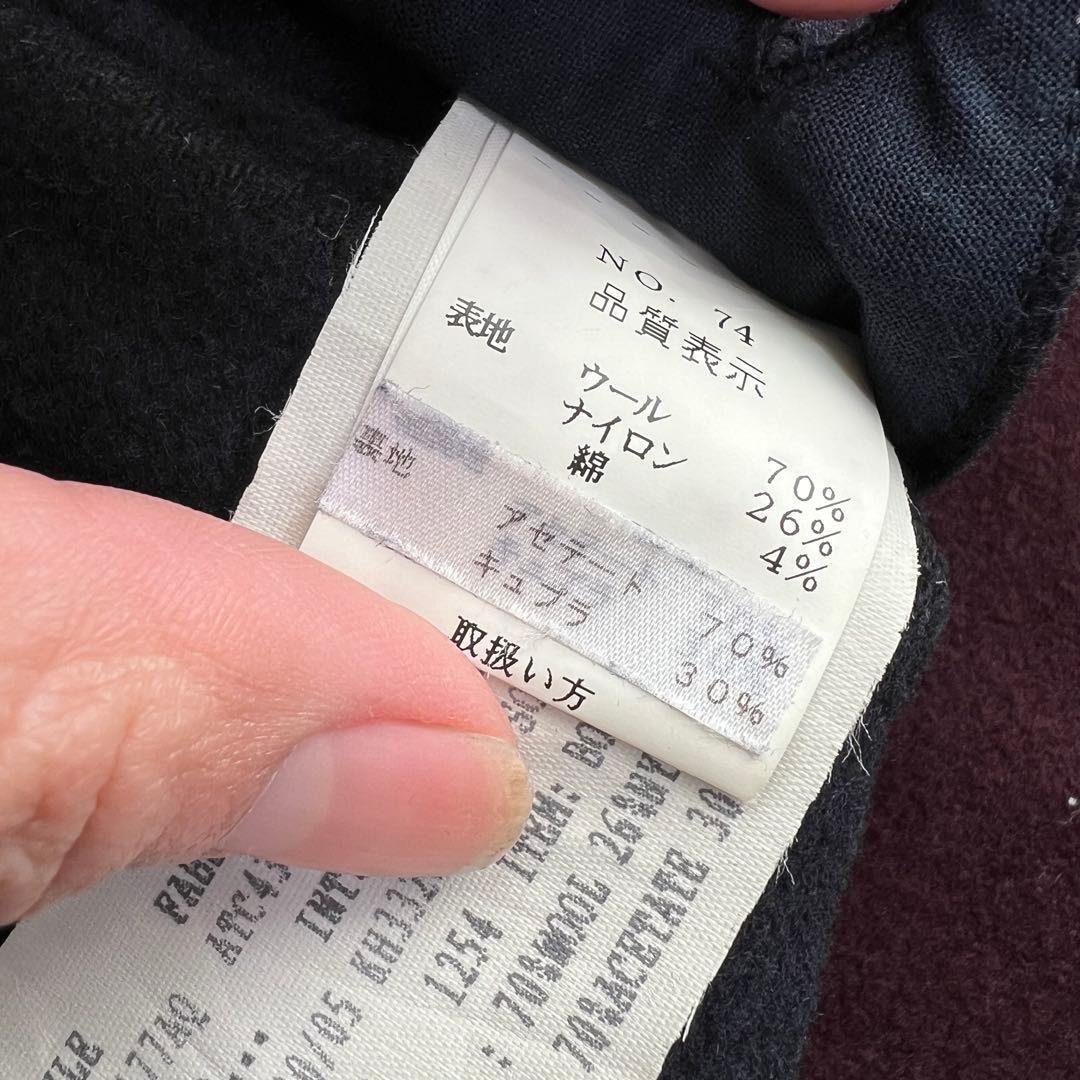 LARDINI ラルディーニ チェスターコート ウール　ブートニエール 48