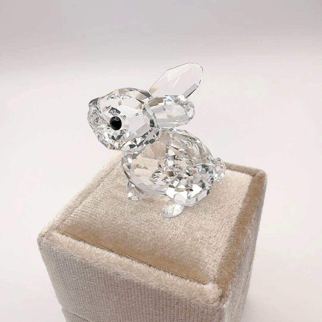 ⭐️SALE⭐【美品】スワロフスキー　フィギュリン　ウサギ　ベイビーラビット