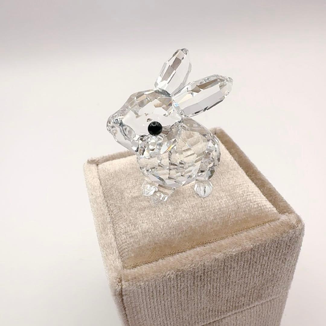 ⭐️SALE⭐【美品】スワロフスキー　フィギュリン　ウサギ　ベイビーラビット