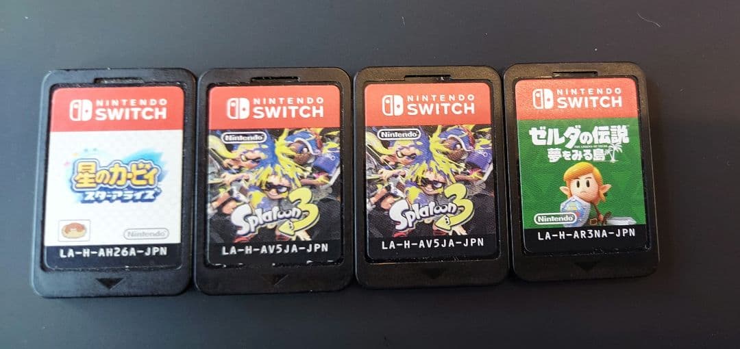 スプラ3　２枚　カービー　ゼルダの伝説夢をみる島　　4枚セット