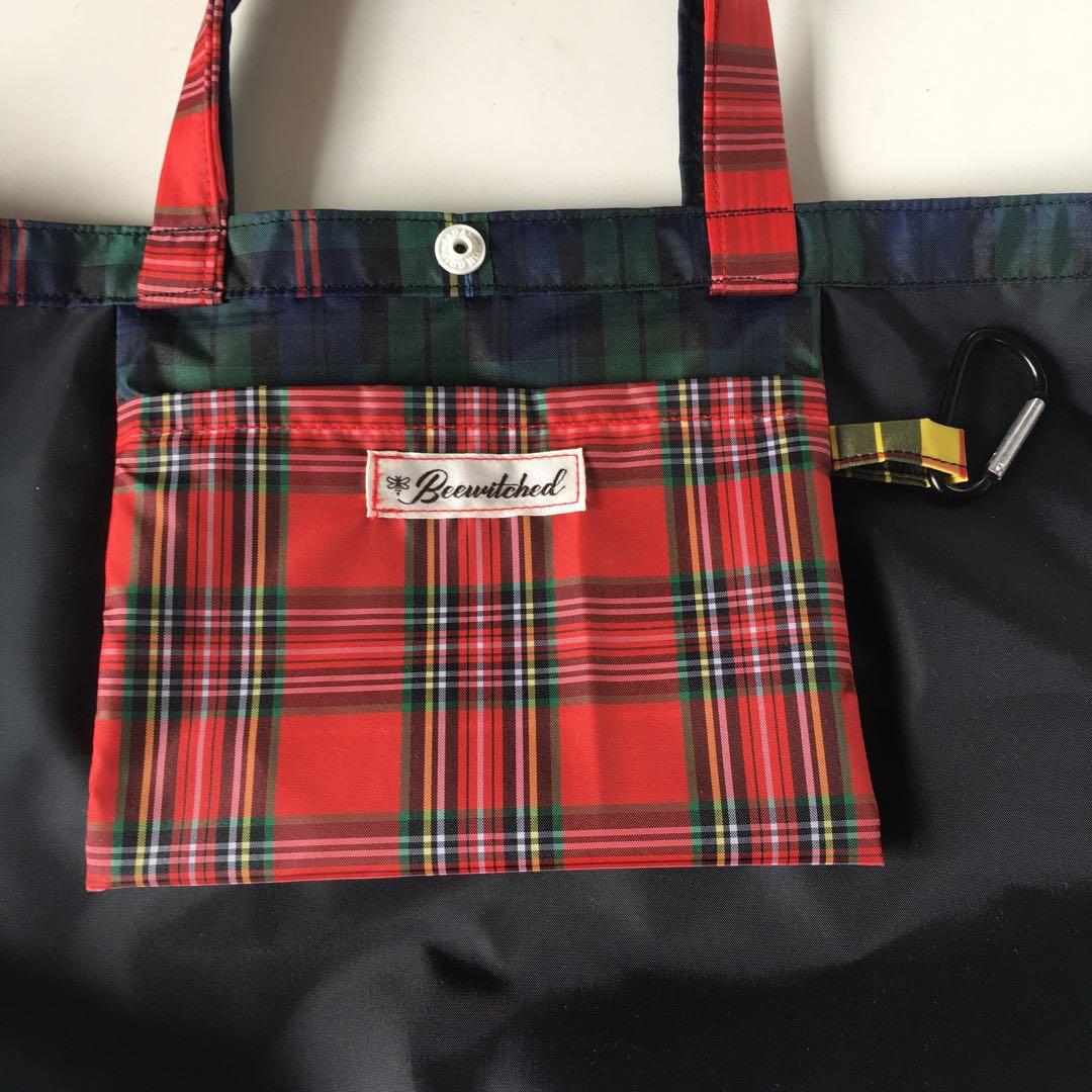 ＊最新＊Tページでございます＊タータンチェックパッチワークトート＊