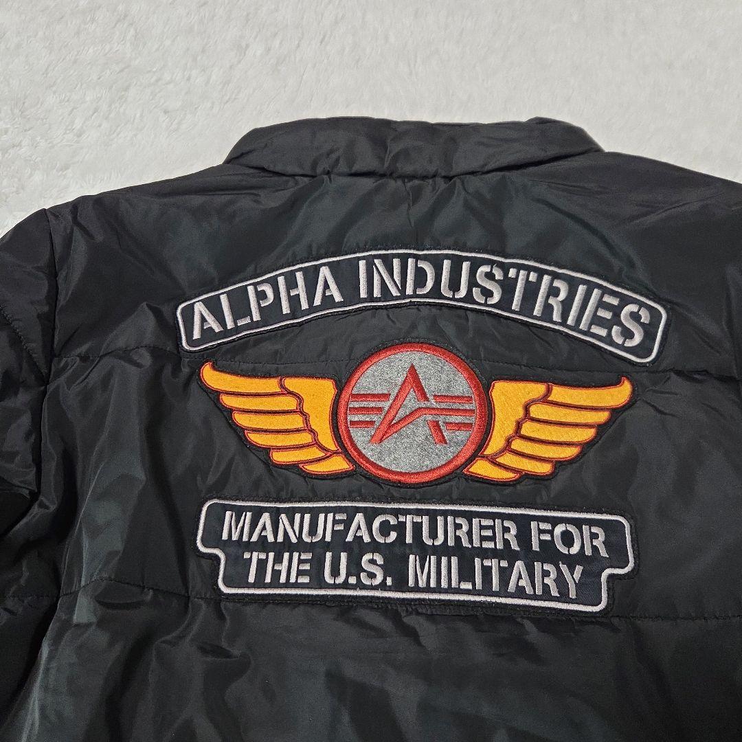 【極美品】ALPHA INDUSTRIES フライトジャケット MA-1 黒XL