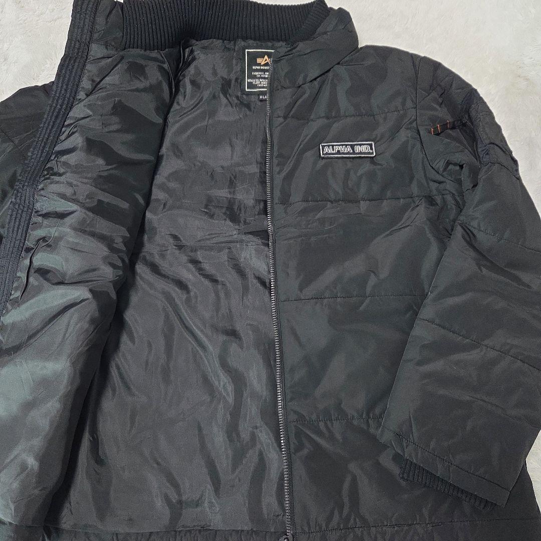 【極美品】ALPHA INDUSTRIES フライトジャケット MA-1 黒XL