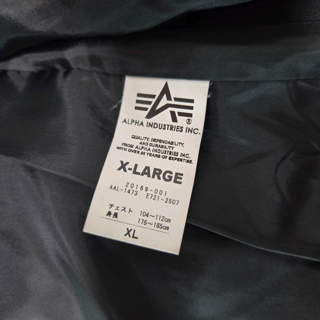 【極美品】ALPHA INDUSTRIES フライトジャケット MA-1 黒XL