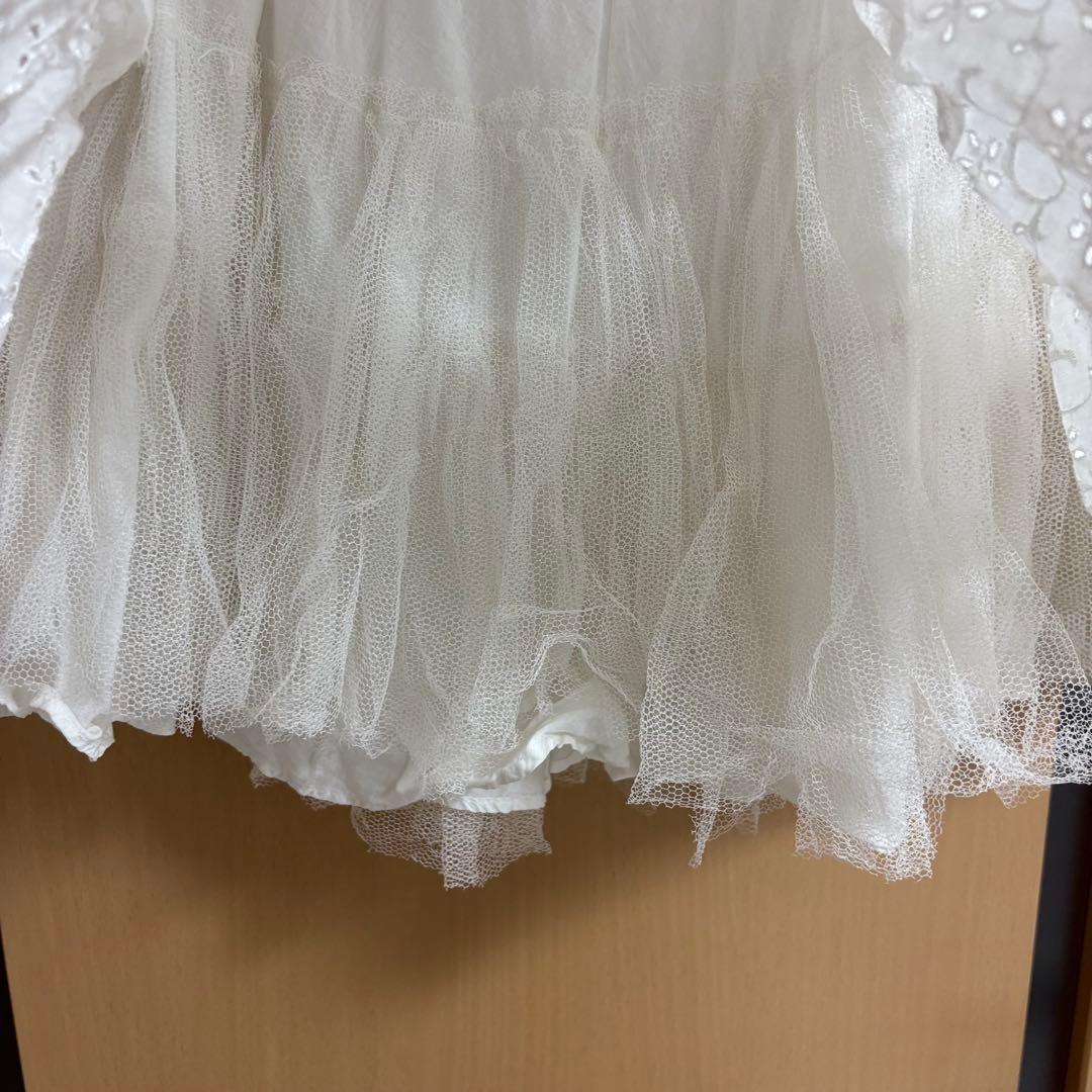 フランスアンティーク　レースペチスカート