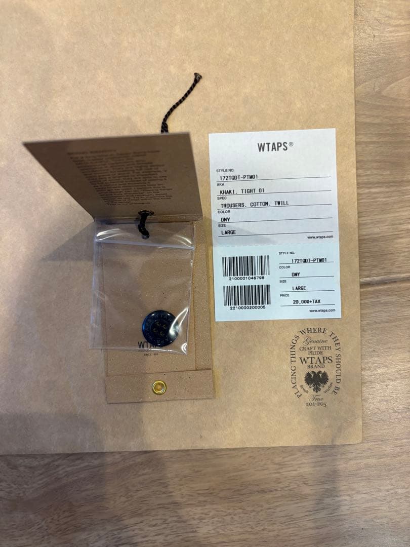 WTAPS KHAKI TIGHT パンツ Ｌサイズ　NAVY ダブルタップス