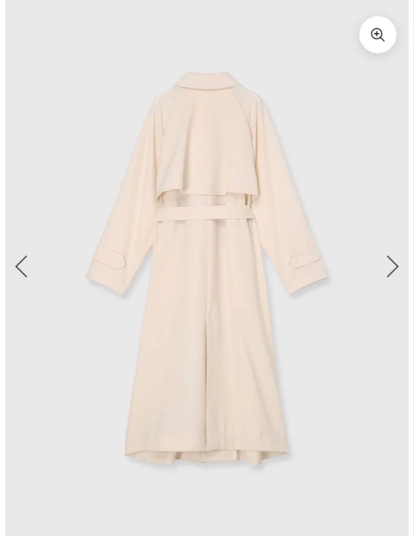 anuans ウールステンカラーロングコート