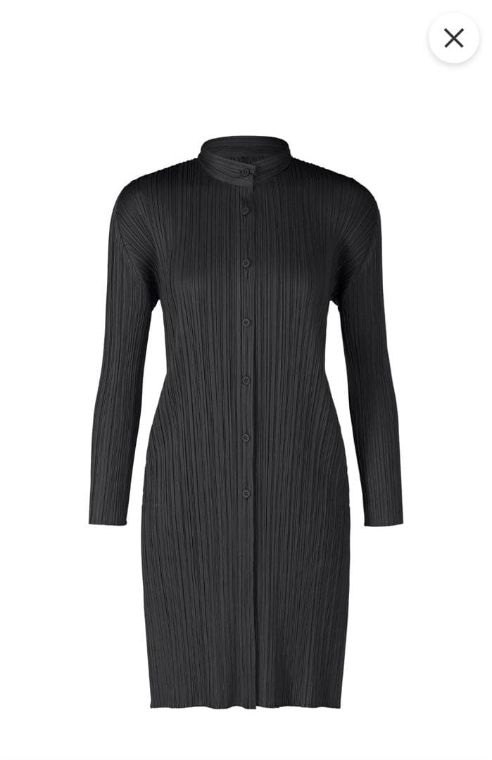 【美品】pleatsplease 長袖シャツ 黒 3