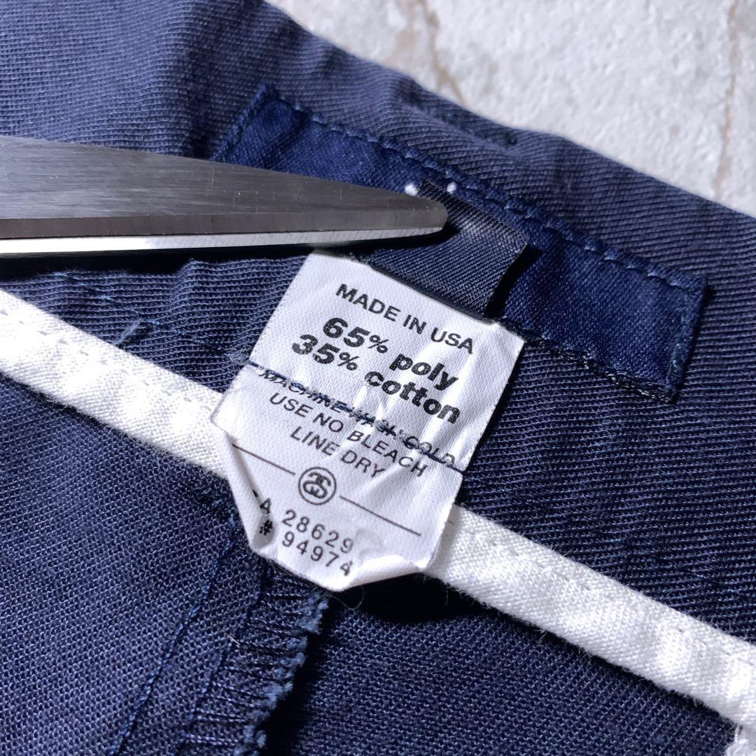 L*u様 USA製 90s〜 old stussy バギー ワイド 膝下 ショー