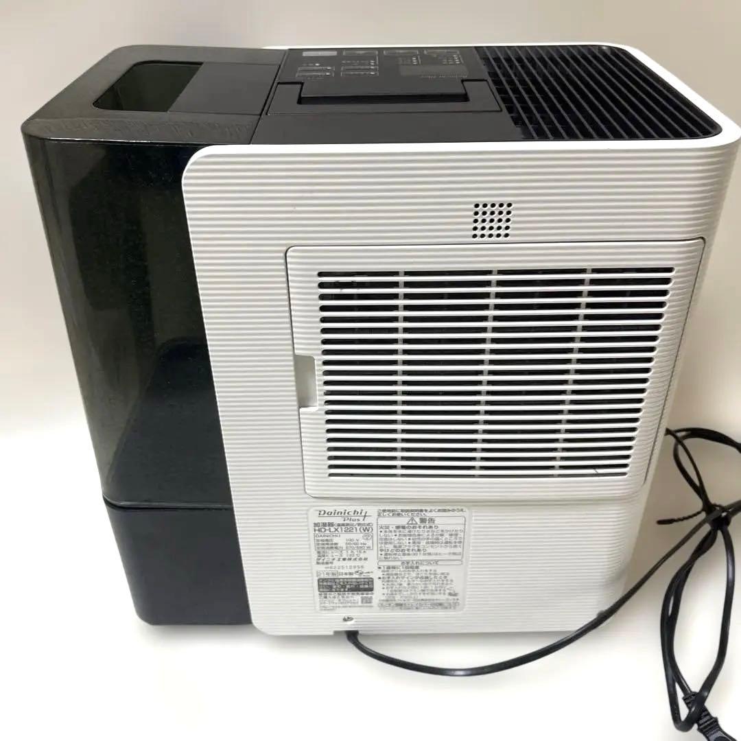 ダイニチプラス加湿器 HD-LX1221 ホワイト　ハイブリッド加湿器
