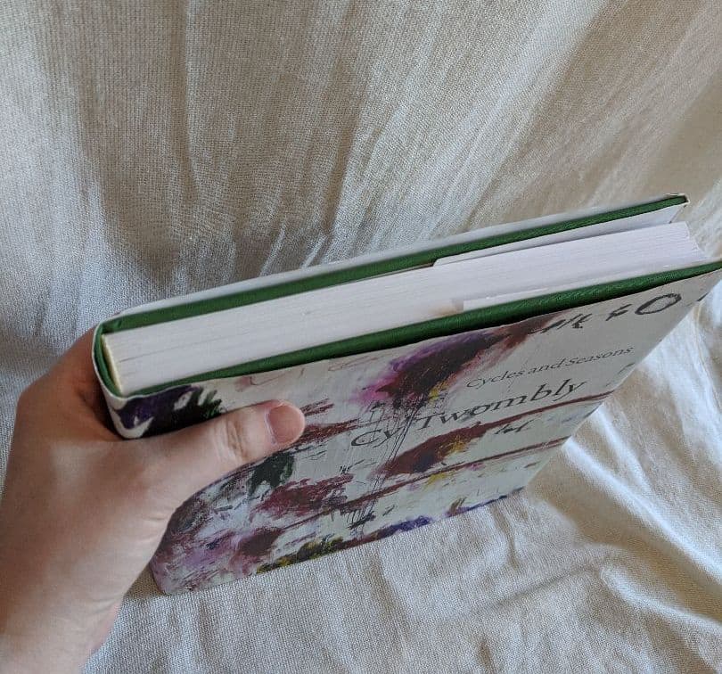 Cy Twombly Cycles and Seasons 図録