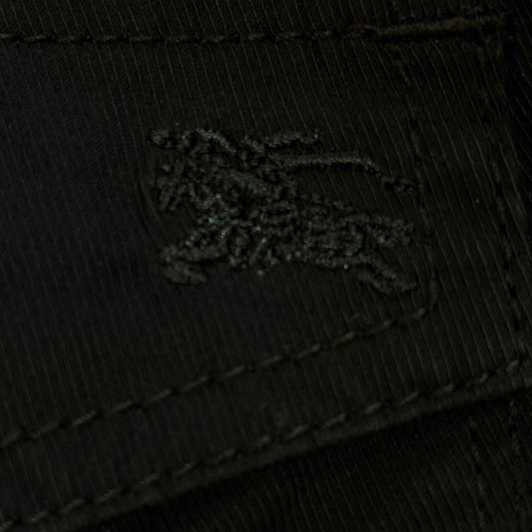 バーバリーブルーレーベル　ショートトレンチコート　ノバチェック　ベルト　黒　M