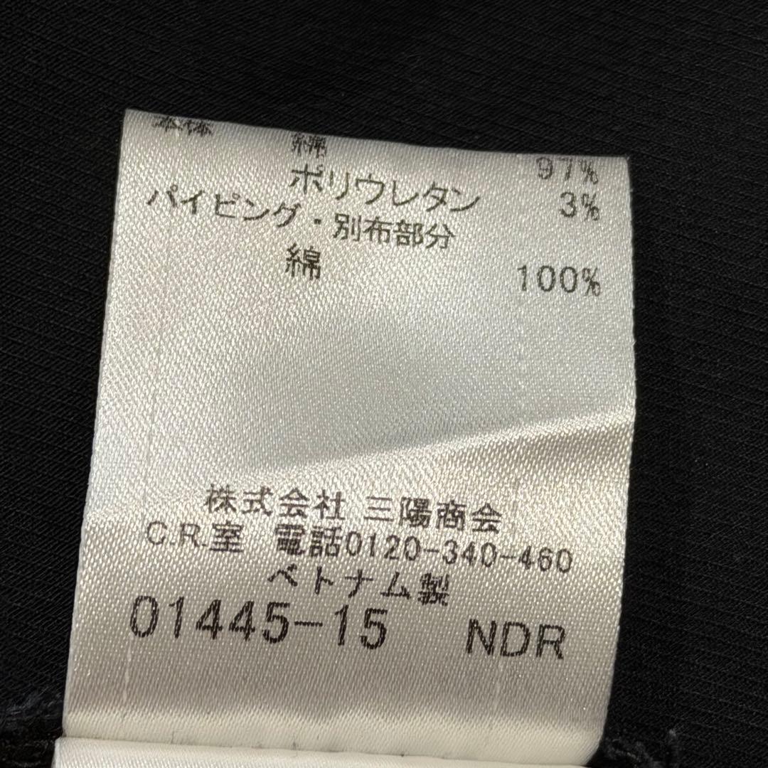 バーバリーブルーレーベル　ショートトレンチコート　ノバチェック　ベルト　黒　M