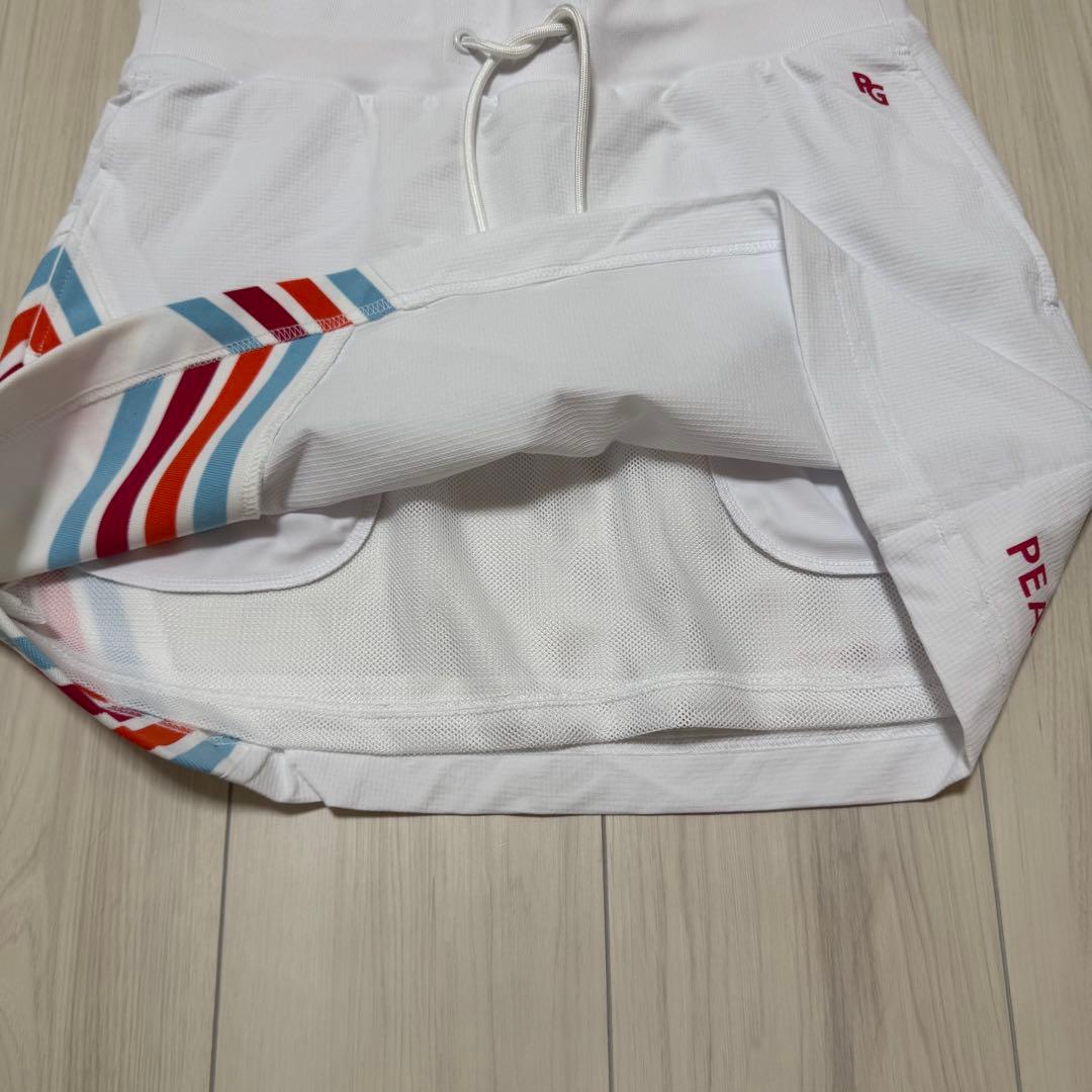 新品タグ付き パーリーゲイツ セットアップ スカート ストレッチ モックネック