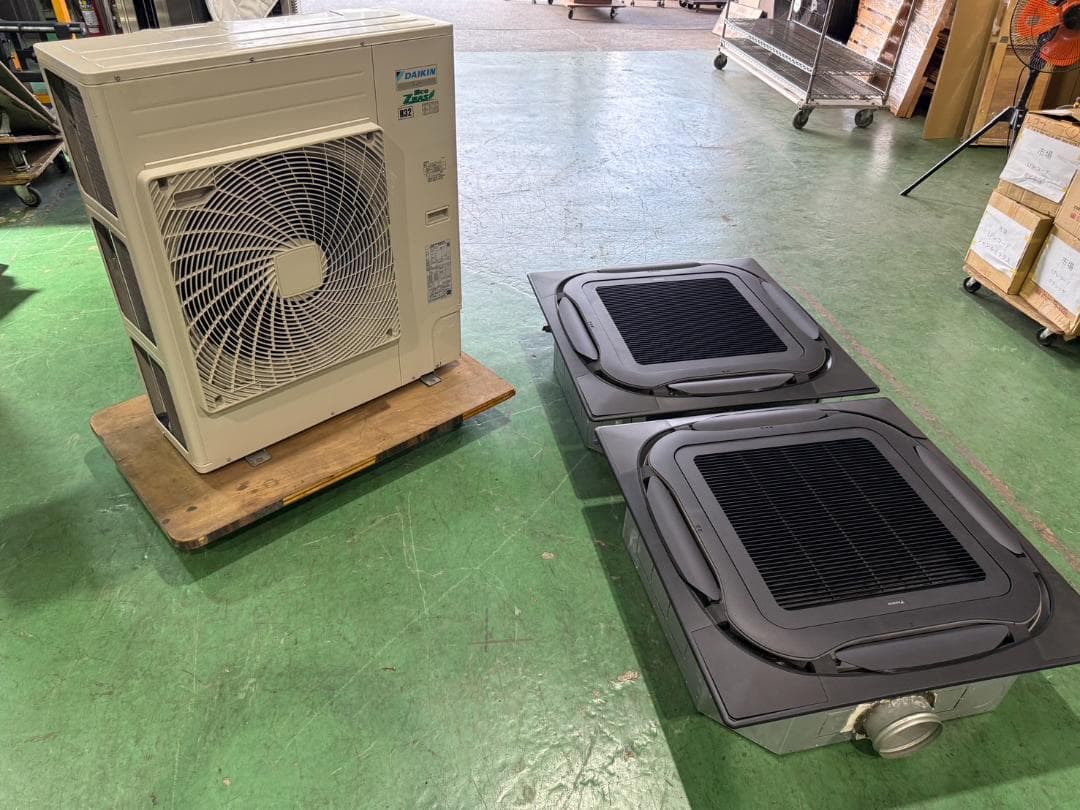 ダイキン　天カセ　６馬力　４方向ツインエアコン　2021年　rzrp160bd