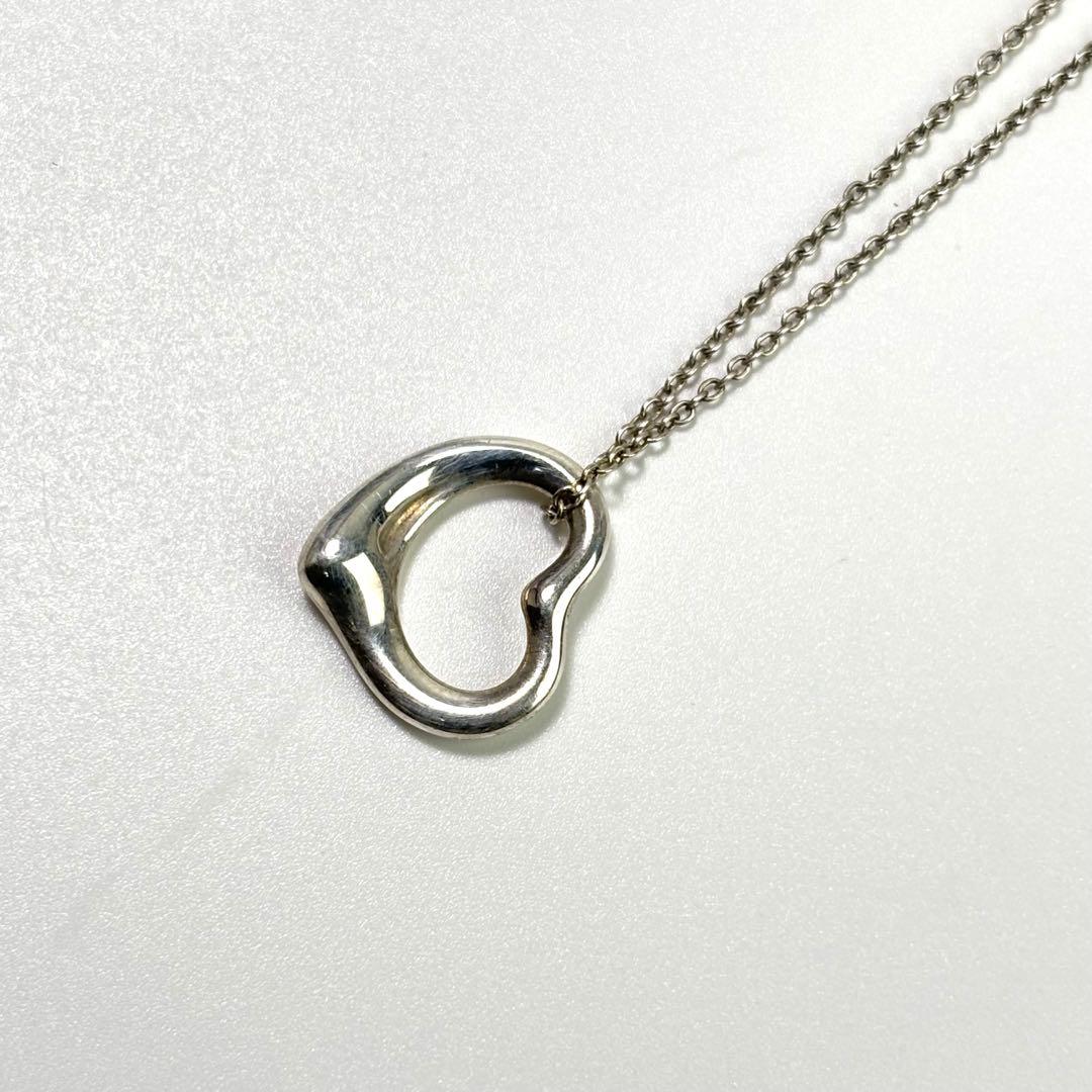 ティファニー オープンハート ペンダント SV ag925 銀製