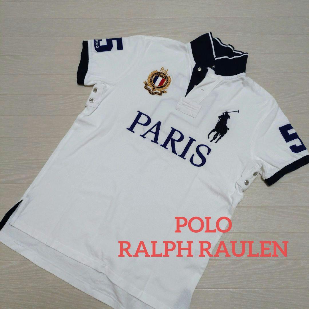 【美品♪】ポロ ラルフローレン PARIS ポロシャツ メンズ
