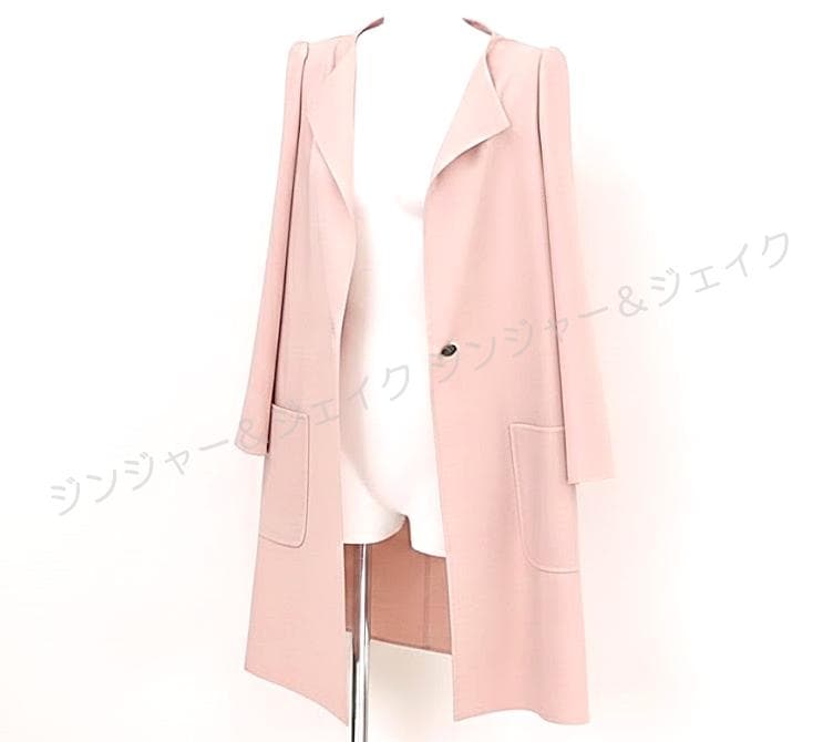 H*⭐様 定価約15万 極美品 フォクシー美シルエットセレモニーコート ピンクベ