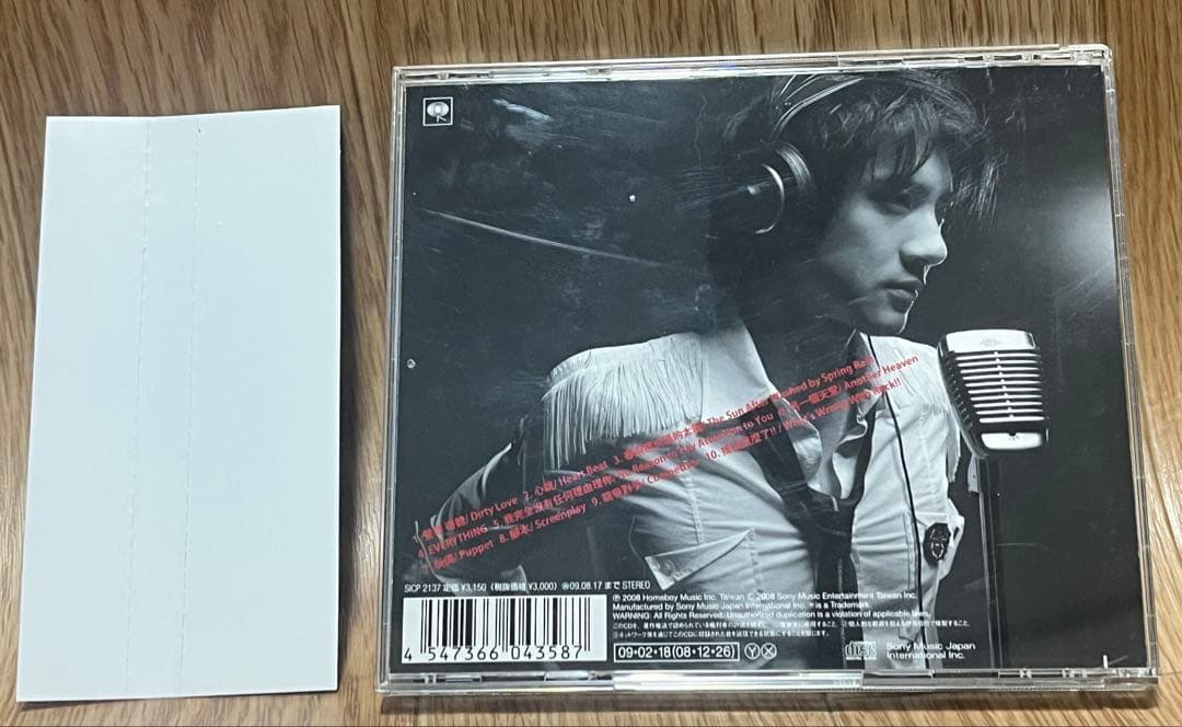 CD ワン・リーホン 王力宏 心・跳 HEART BEAT 日本盤 帯付き 台湾