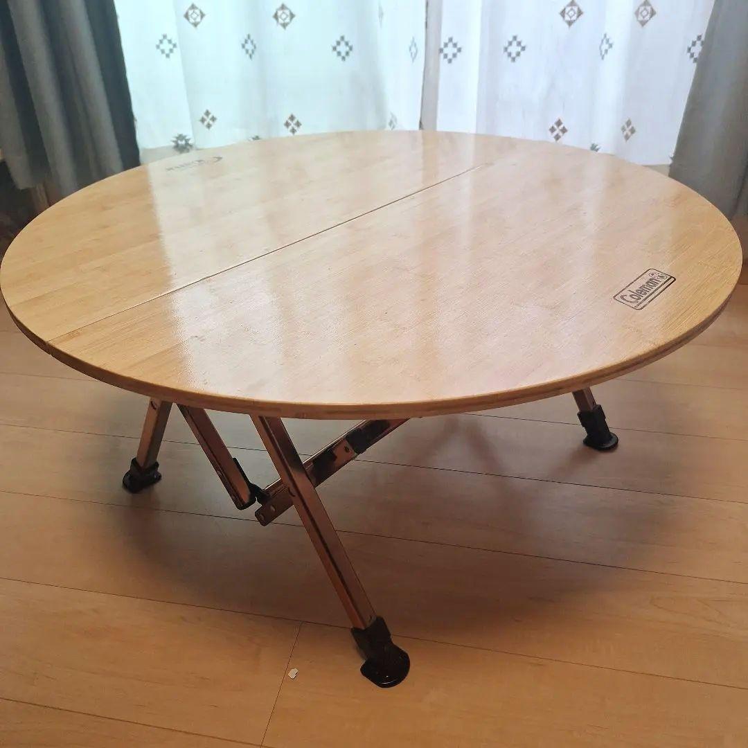 希少品‼️廃盤品Colemanコンフォートマスター バンブーオーバルテーブル85
