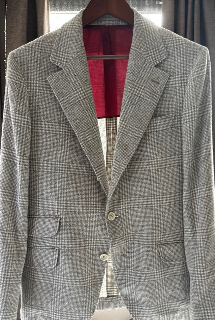 Brunello Cucinelli ウールシルクカシミヤ　48 スーツ
