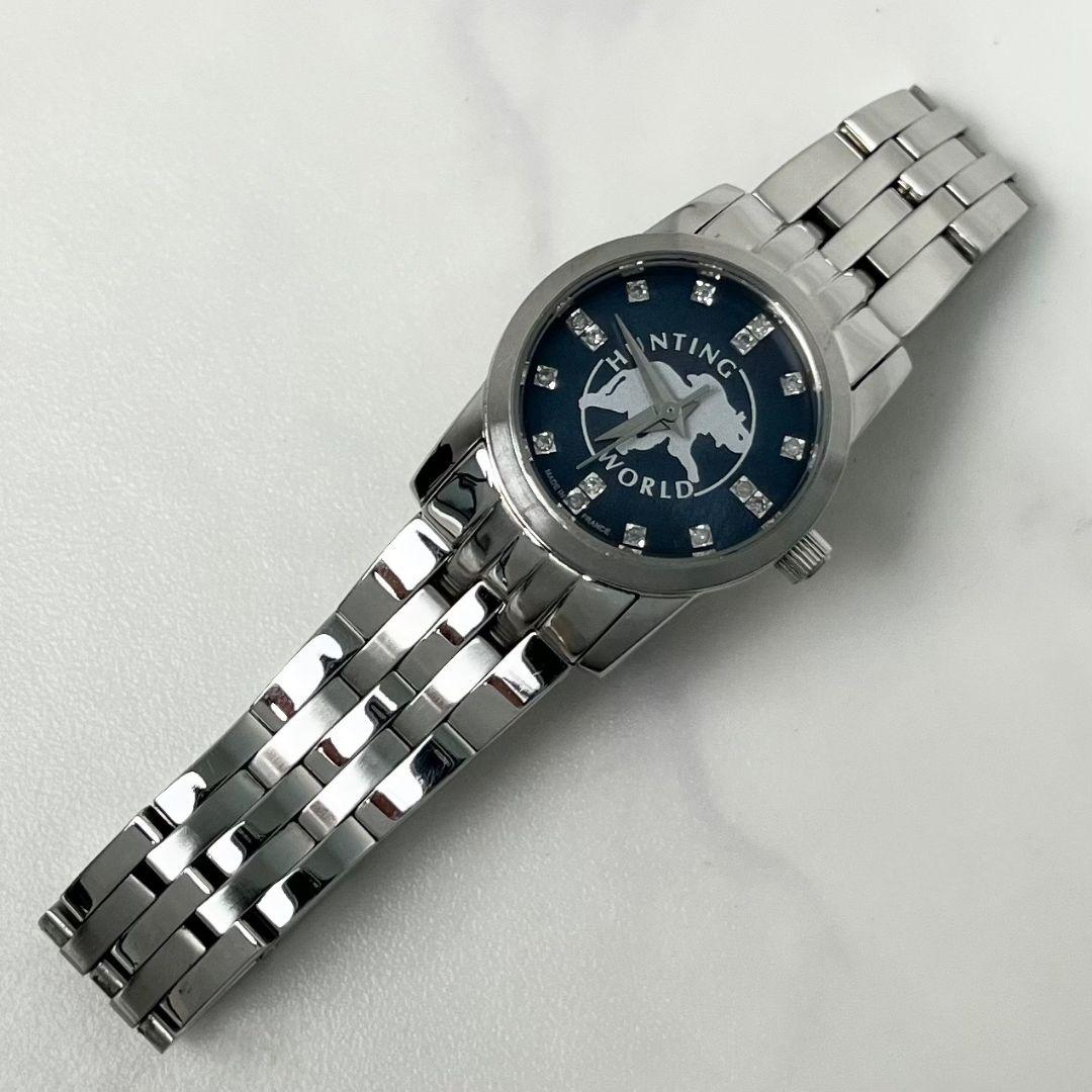 【稼働】 HUNTING WORLD HW-405 シェル文字盤 腕時計