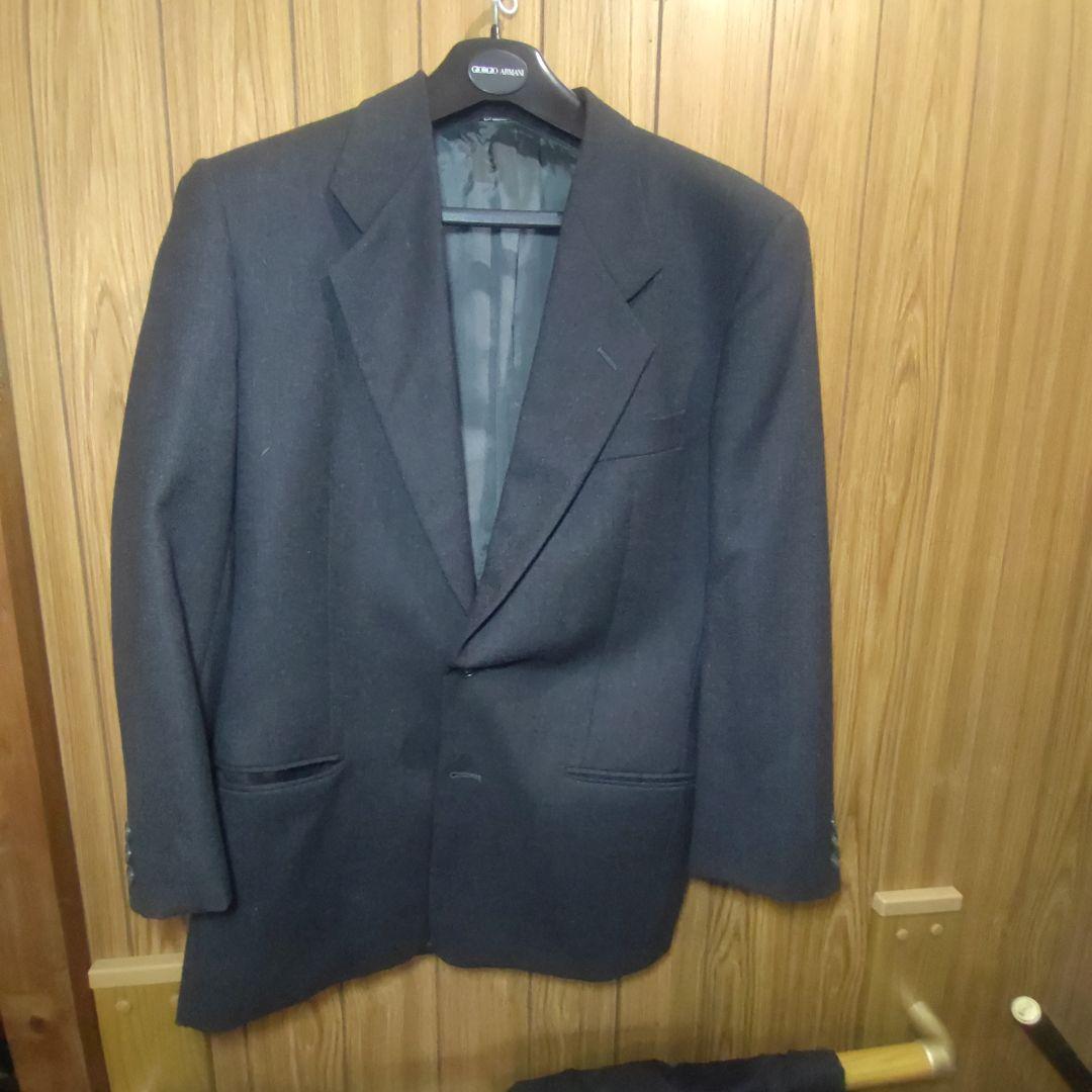 Giorgio Armani ビジネスセットアップスーツ ブラック