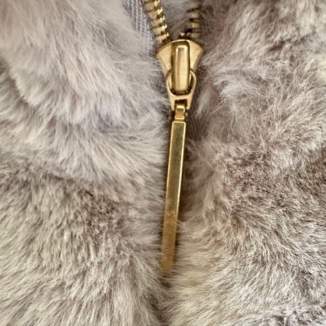 【美品】TATRAS トゥモローランド 別注 エコファーコート グレー S