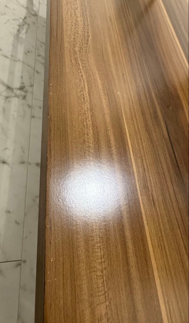 モダン ガラス 木製 リビングテーブル 幅120cm