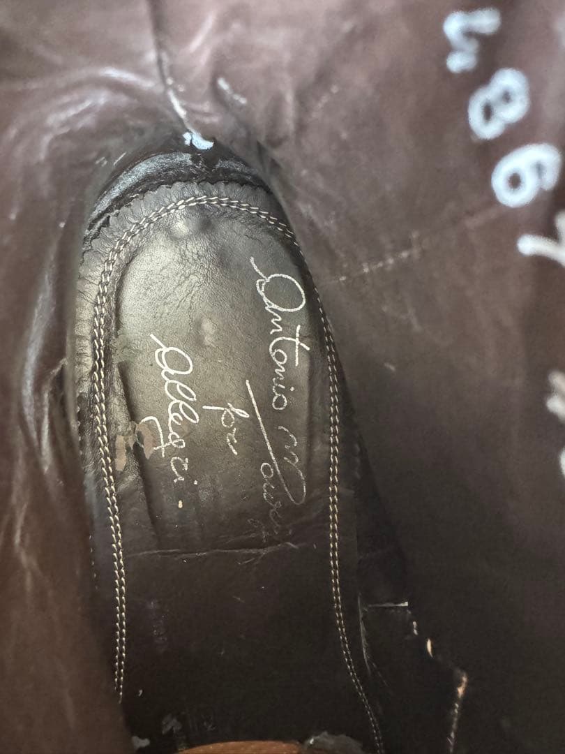 イタリア製 Antonio Maurizi × allegri 別注ブーツ