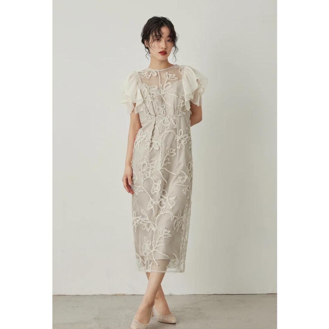 美品 niana ニアナ ワンピース ドレス S 結婚式 お呼ばれ オケージョン