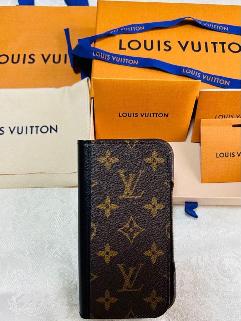 に*け様 LOUIS VUITTON モノグラムiPhone 16pro手帳型ケ