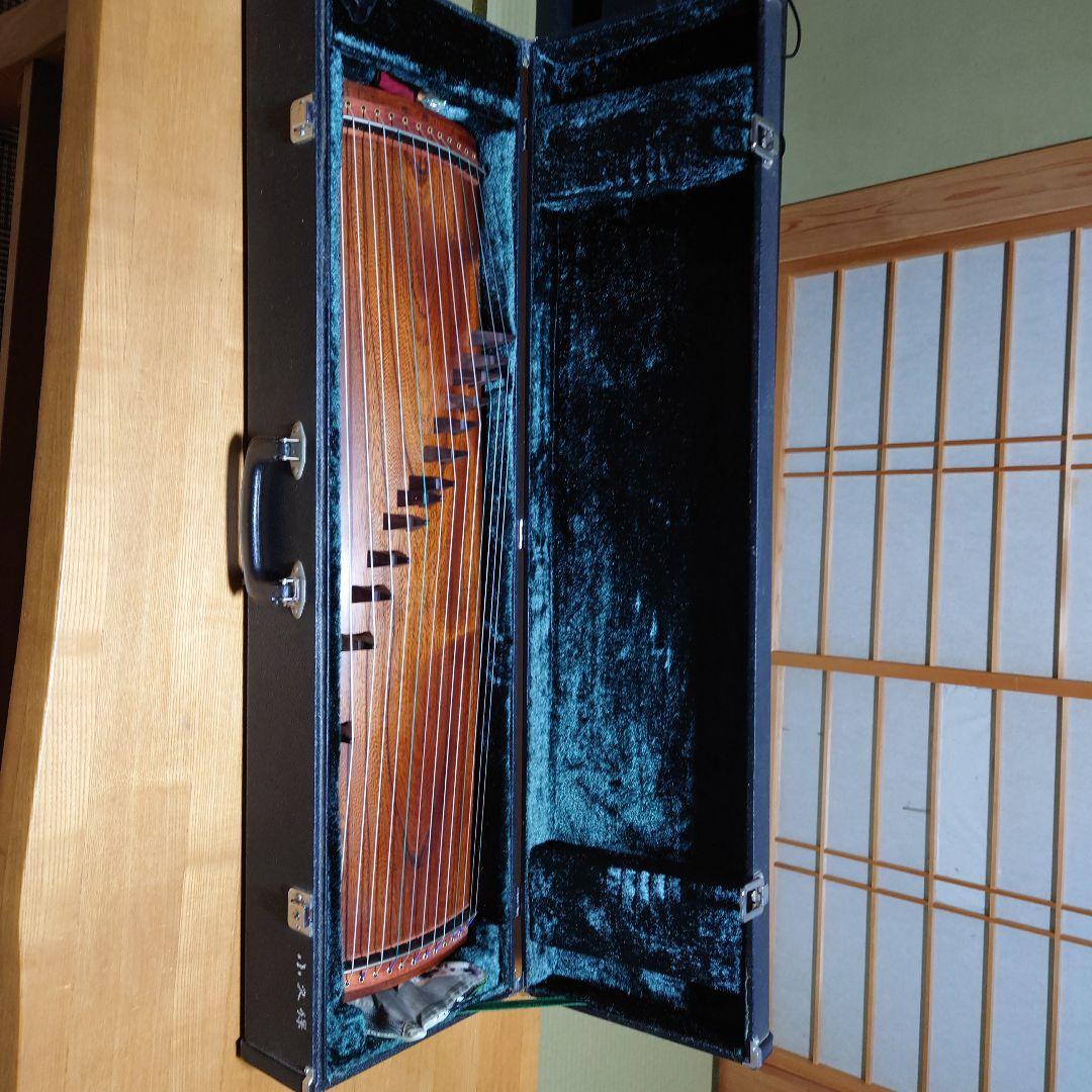 木製琴 13弦 黒ケース