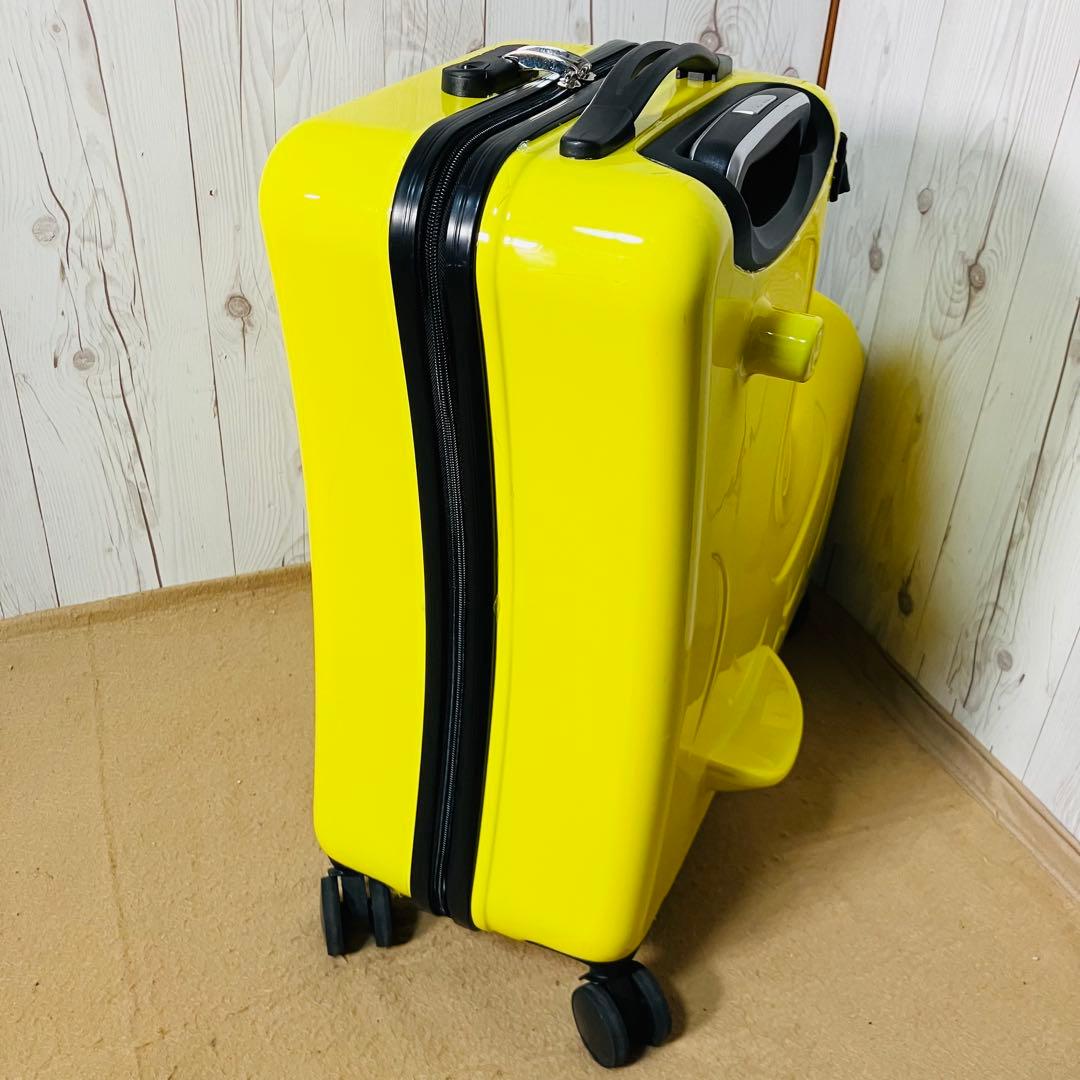 noricco のりっこ バナナ型 トラベルケース 4輪 キッズ イエロー
