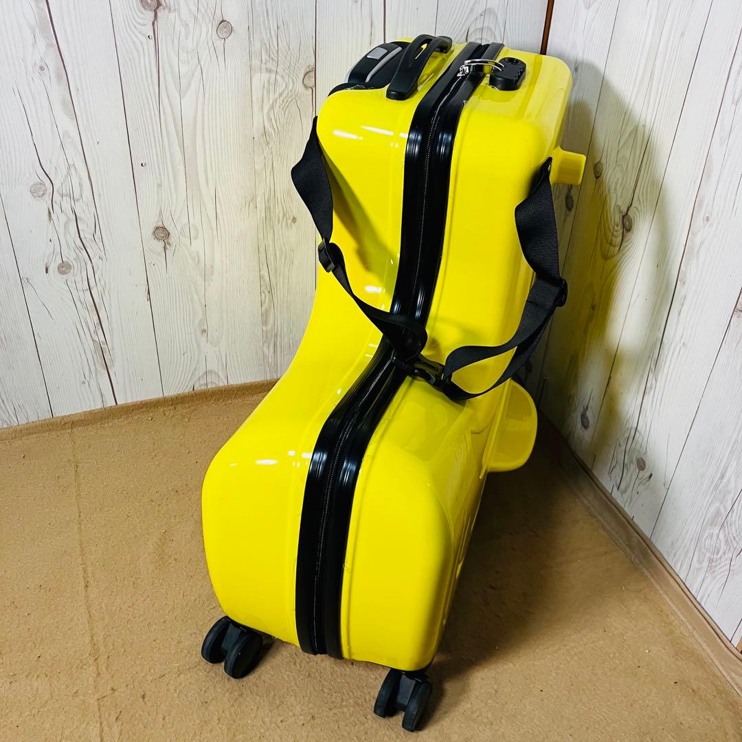 noricco のりっこ バナナ型 トラベルケース 4輪 キッズ イエロー