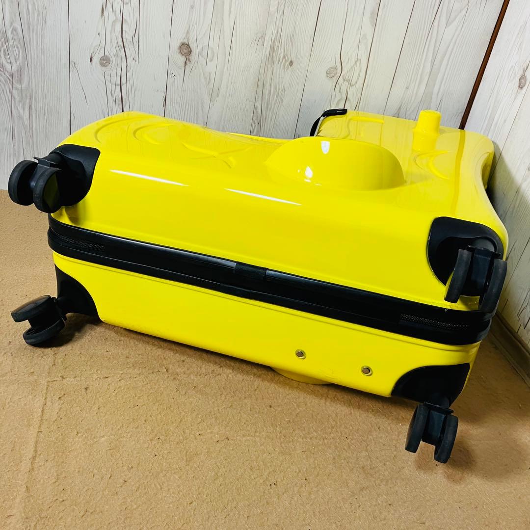 noricco のりっこ バナナ型 トラベルケース 4輪 キッズ イエロー