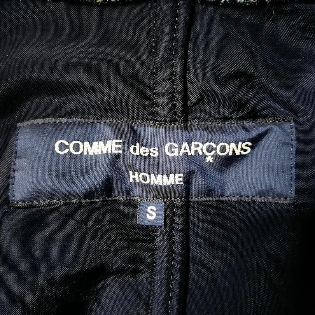 コムデギャルソンオム ハリスツイード パッチワーク テーラードジャケット マルチ