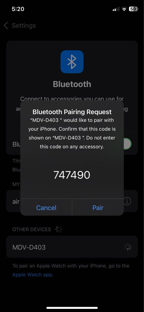 KENWOOD MDV-D403 Bluetooth Navi ナビ　#97