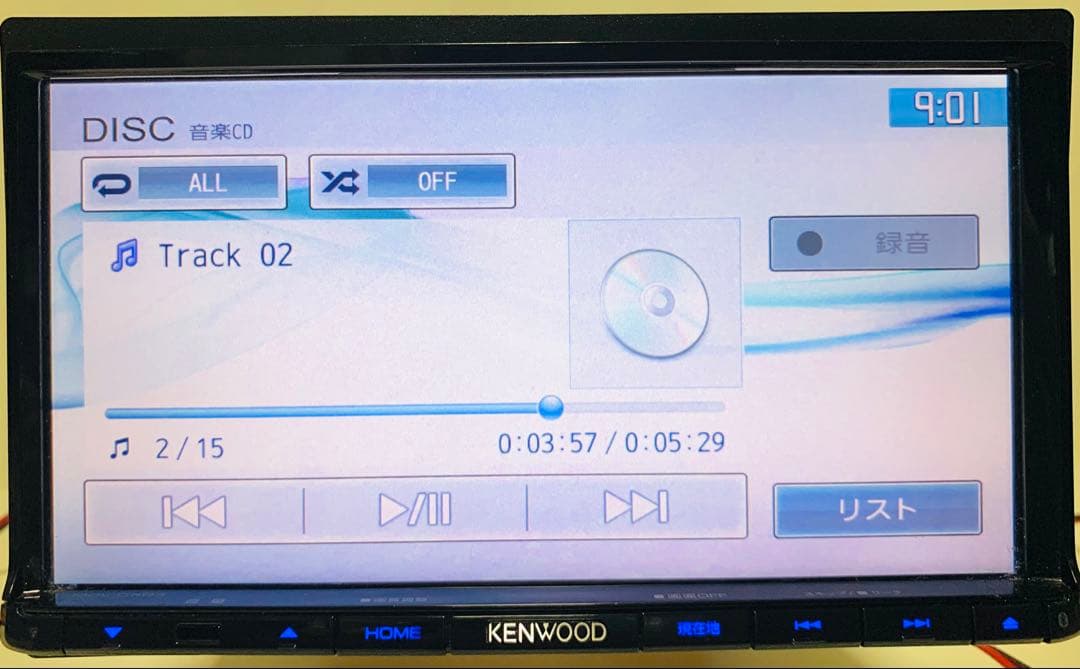KENWOOD MDV-D403 Bluetooth Navi ナビ　#97