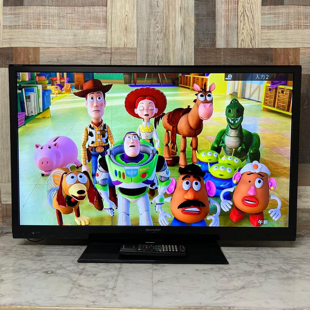 cocoaちゃんさん専用全国送料込SHARP AQUOS40型USB外付HDD裏