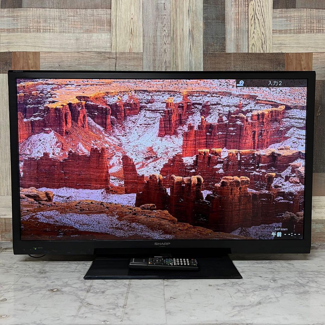 cocoaちゃんさん専用全国送料込SHARP AQUOS40型USB外付HDD裏