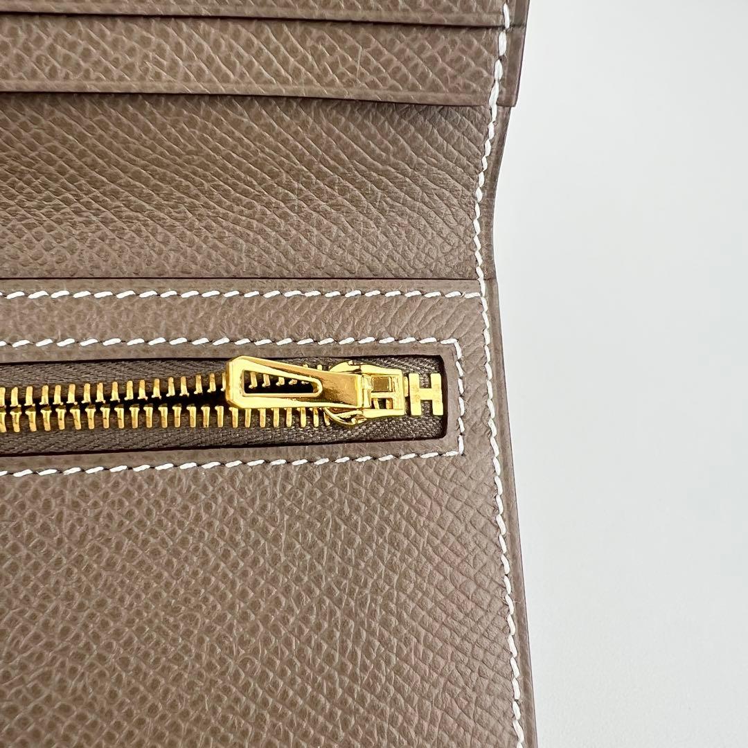 新品未使用　HERMES エルメス　べアンスフレ　エトープ　ゴールド金具　W刻