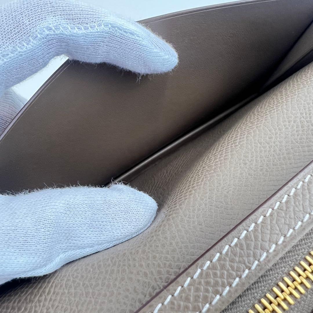 新品未使用　HERMES エルメス　べアンスフレ　エトープ　ゴールド金具　W刻