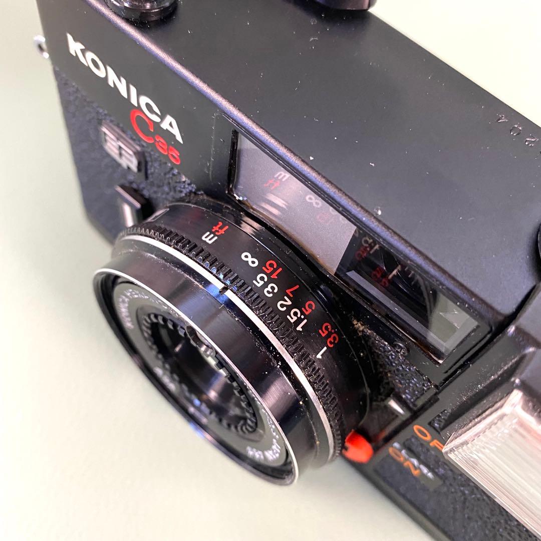 【作動保証1ヶ月】　整備済、完動品/ コニカ Konica C35 EF